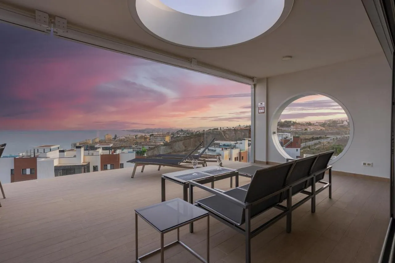 Ensuite Penthouse Panoramic Sea View With Jacuzzi Fuengirola Apartment